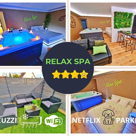 Relax Spa-4 Pers-Jacuzzi-Parking-Jardin-Clim-Colmar Muntzenheim エクステリア 写真