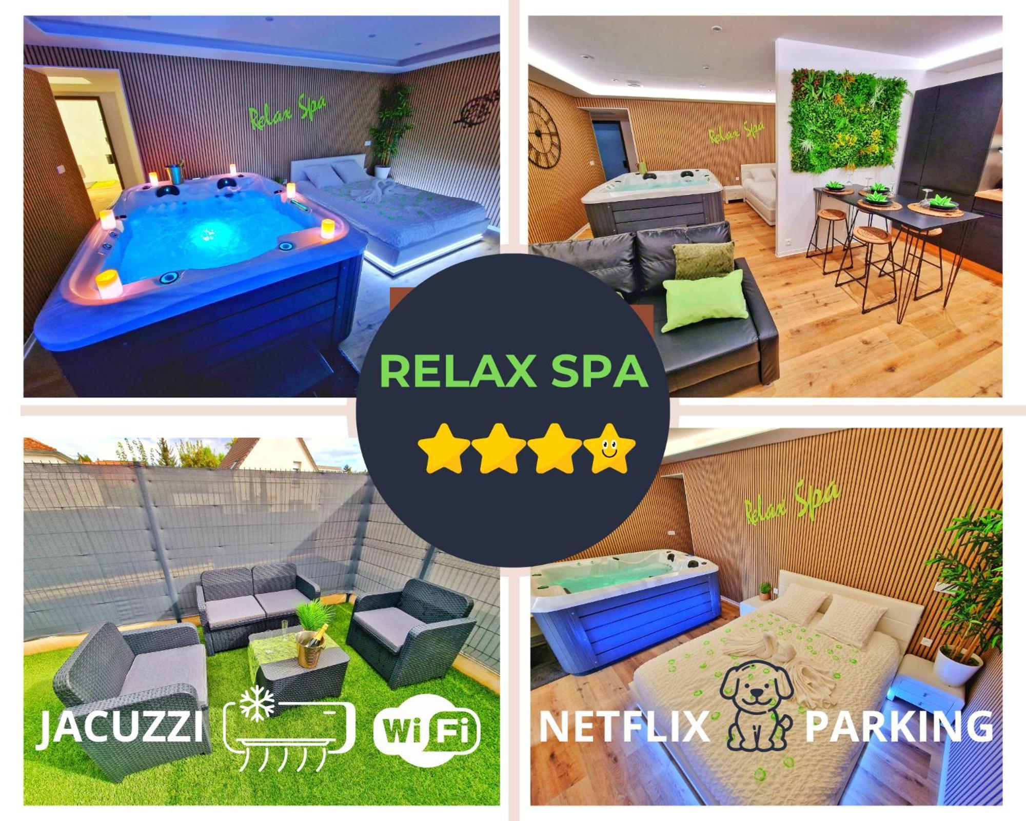 Relax Spa-4 Pers-Jacuzzi-Parking-Jardin-Clim-Colmar Muntzenheim エクステリア 写真